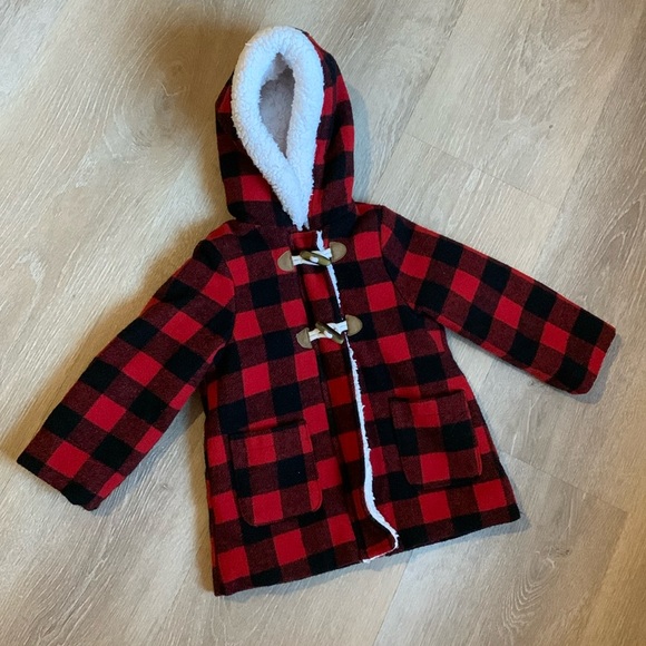 Buffalo Plaid Coat Jacket - Picture 1 of 5